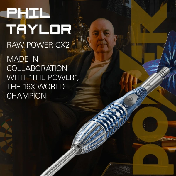 Lotki Rzutki Dart Target PHIL TAYLOR POWER Gx2 SP 95% - 22g, 24g, 26g - obrazek 7