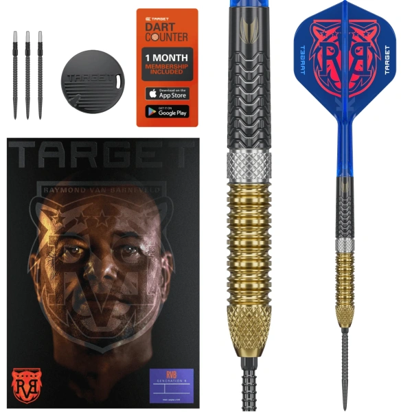 Lotki Rzutki Dart Target RAYMOND VAN BARNEVELD 95% GEN 6 - 21g, 23g, 25g
