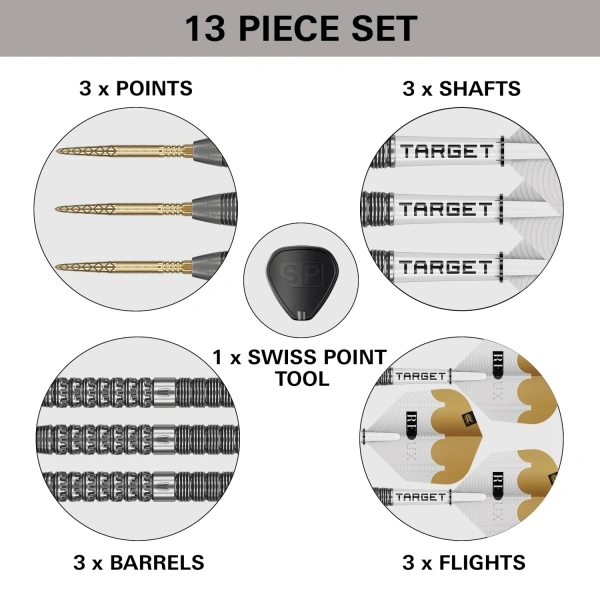Lotki Rzutki Dart Target REDUX SP 01 90% - 22g, 23g, 24g, 25g - obrazek 5