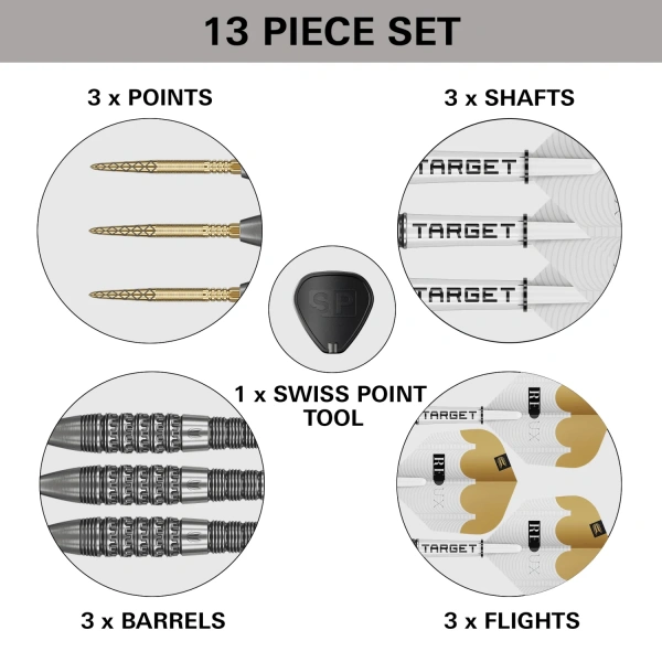 Lotki Rzutki Dart Target REDUX SP 02 90% - 22g, 23g, 24g, 25g - obrazek 5