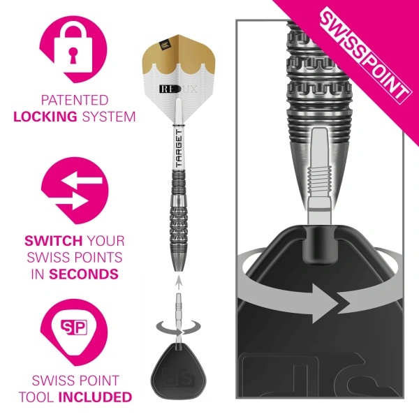 Lotki Rzutki Dart Target REDUX SP 02 90% - 22g, 23g, 24g, 25g - obrazek 6