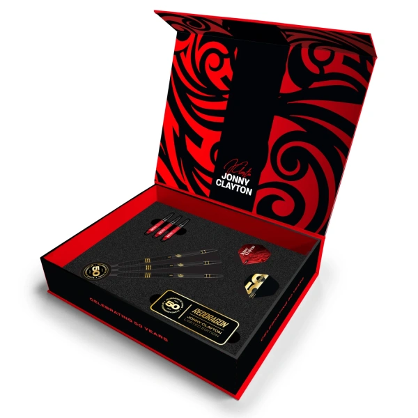 Lotki Rzutki Dart Red Dragon Jonny Clayton 50 Anniversary Edition - obrazek 3